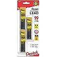 Pentel® Super Hi-Polymer® Leads, 0.9 mm, HB, 30 Leads Per Tube, Pack Of 3 Tubes