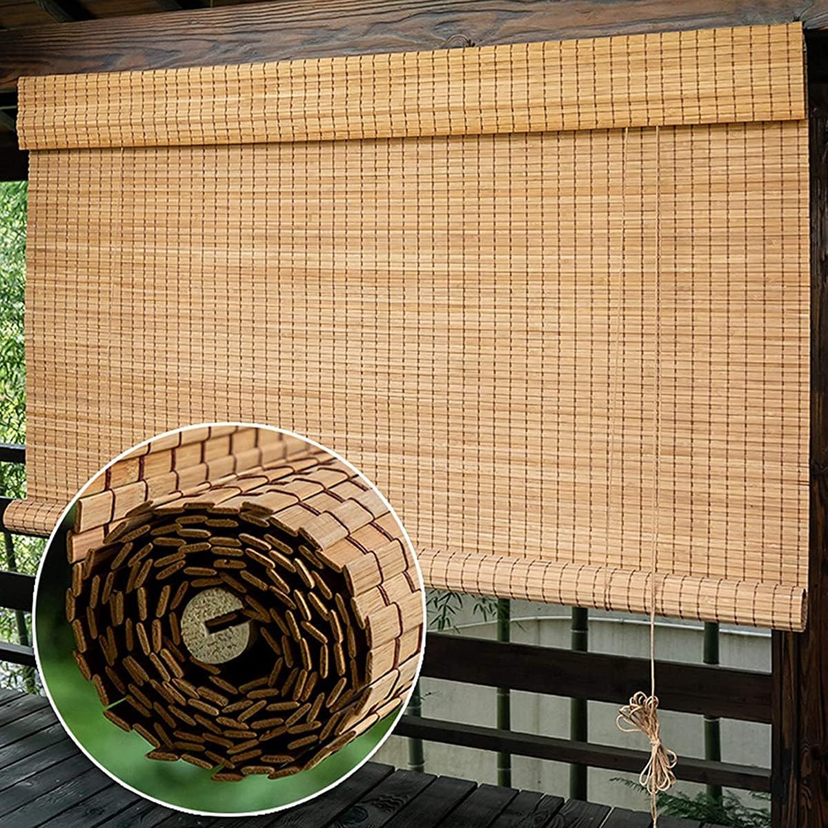 Bamboo Roller Shades Outdoor/indoor Natural Color Bamboo Sheet Roller