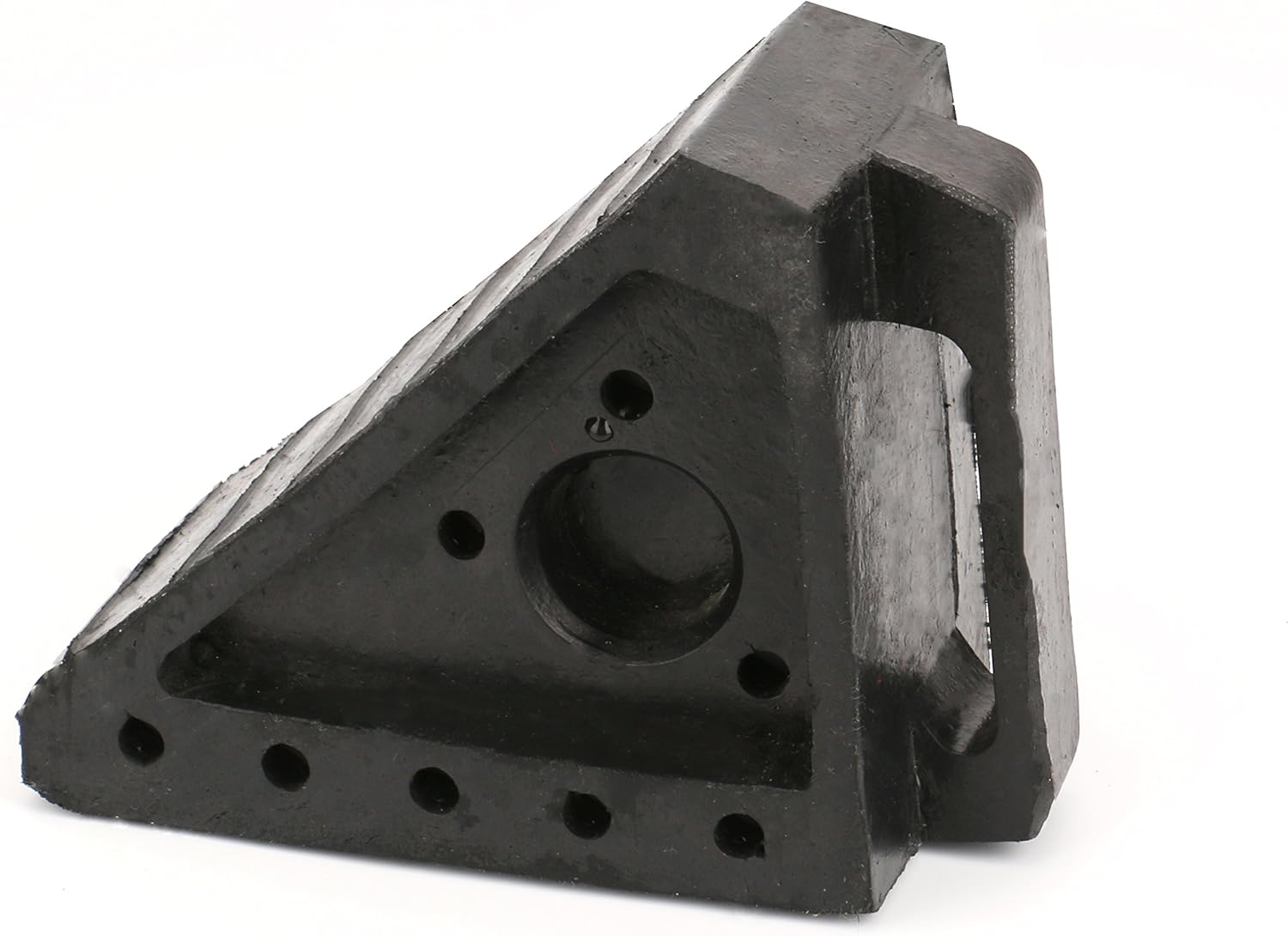 Fasmov Solid Rubber Heavy Duty Wheel Chock -2 Pack: Automotive