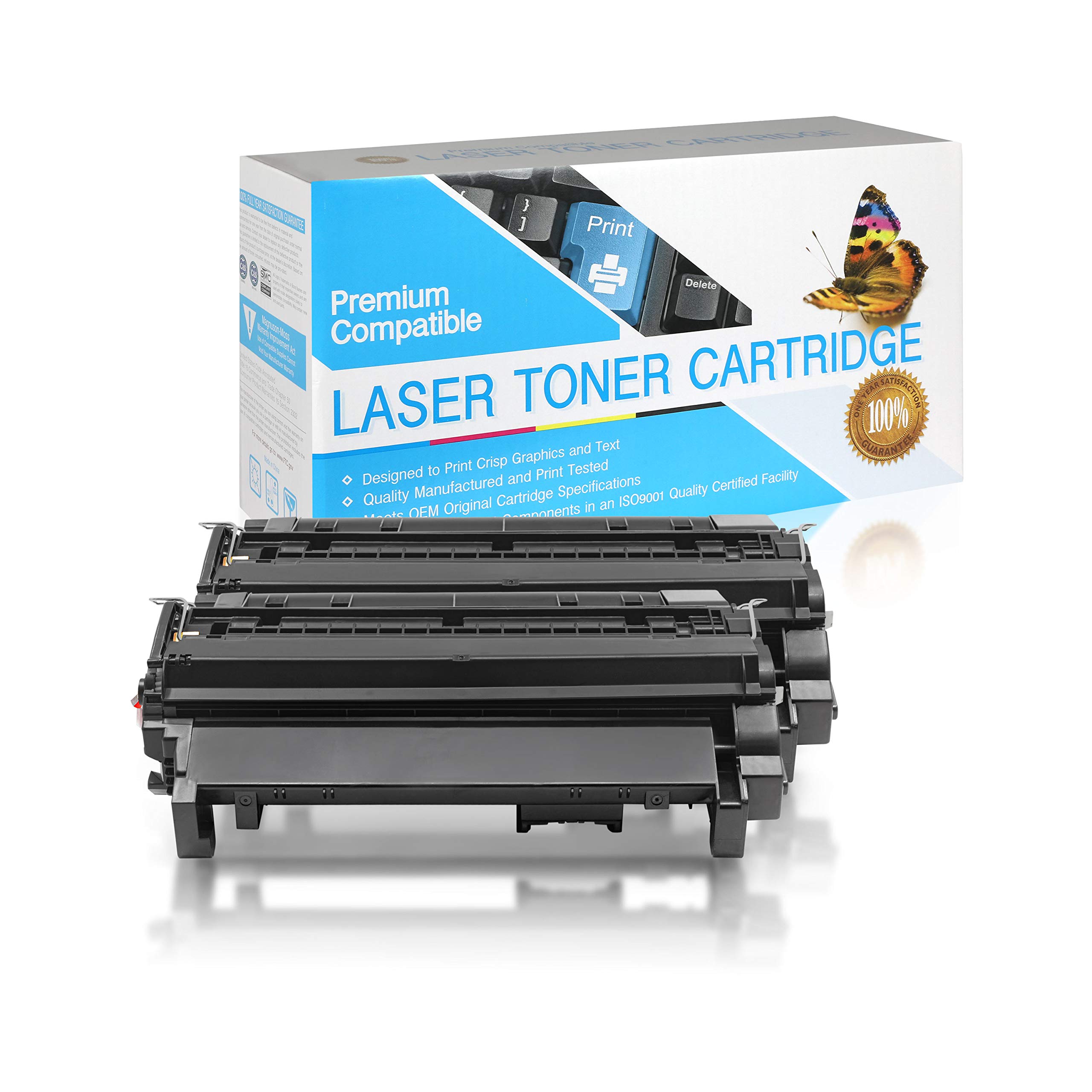 SuppliesOutlet Compatible Toner Cartridge Replacement for HP 90A / CE390A (Black,2 Pack)