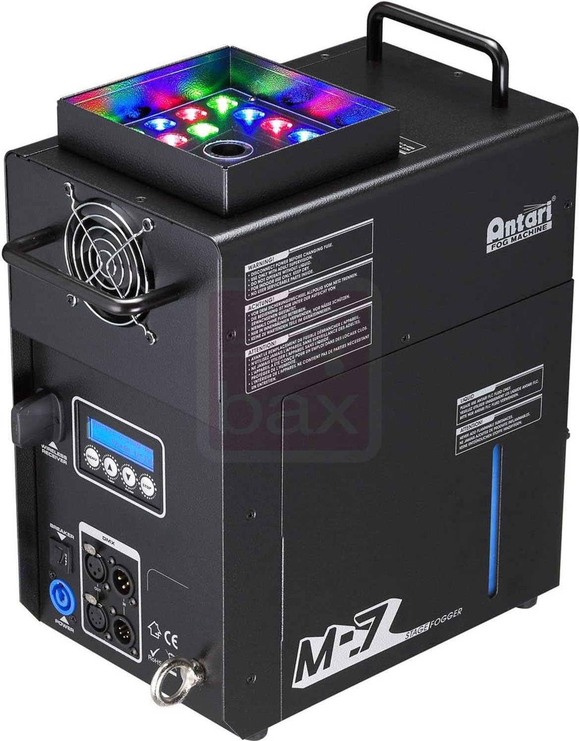 Antari 7 1500 W Pro Co2 Simu Stimulating RGB Fogger (Nebula)