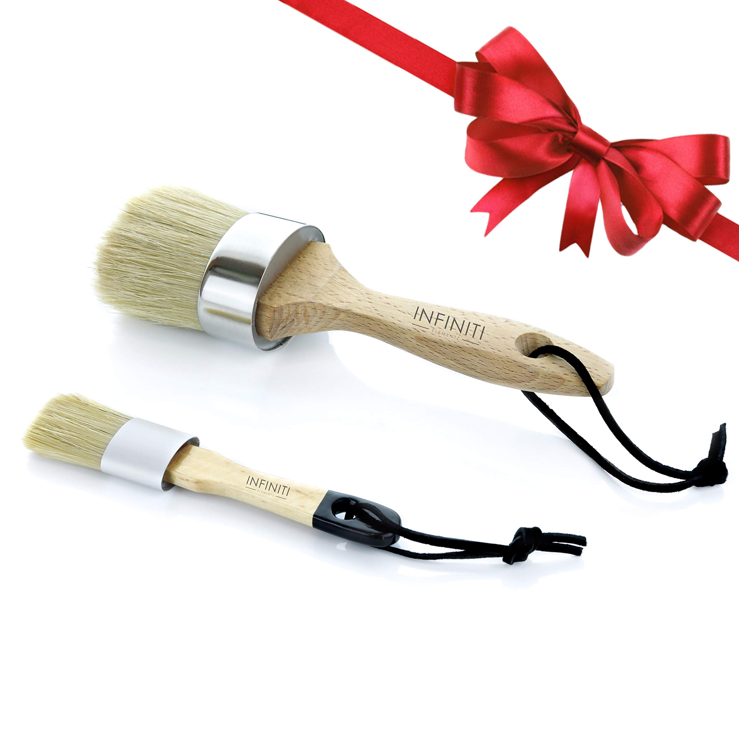Professional Chalk and Wax Paint Brush 2PC Set!!!! Large DIY Painting