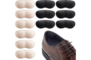 COMFOWNER 6 Pairs Heel Cushion Pads for Shoes Too Big, Shoe Grips Liners Heel Protectors for Loose Shoes, Heel Pain, Blisters and Rubbing, Anti Slip Shoe Filler Make Shoes Fit Tighter