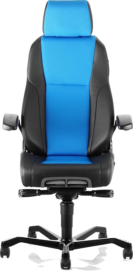 24 7 Kab K4 Premium Chair Part Leather Part Fabric Martinique Amazon Co Uk Kitchen Home