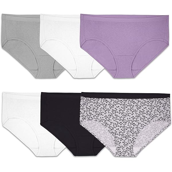 Fruit Of The Loom Women's No Show Cheeky Hipster Panties - Assorted Colors, 5-Pack