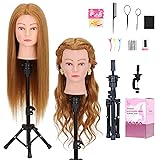 26-28’’ Mannequin Head with 80% Human Hair with