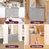 momcozy Retractable Baby Gate 71in Wide 41in Tall Mesh Gate for Doorways view 6