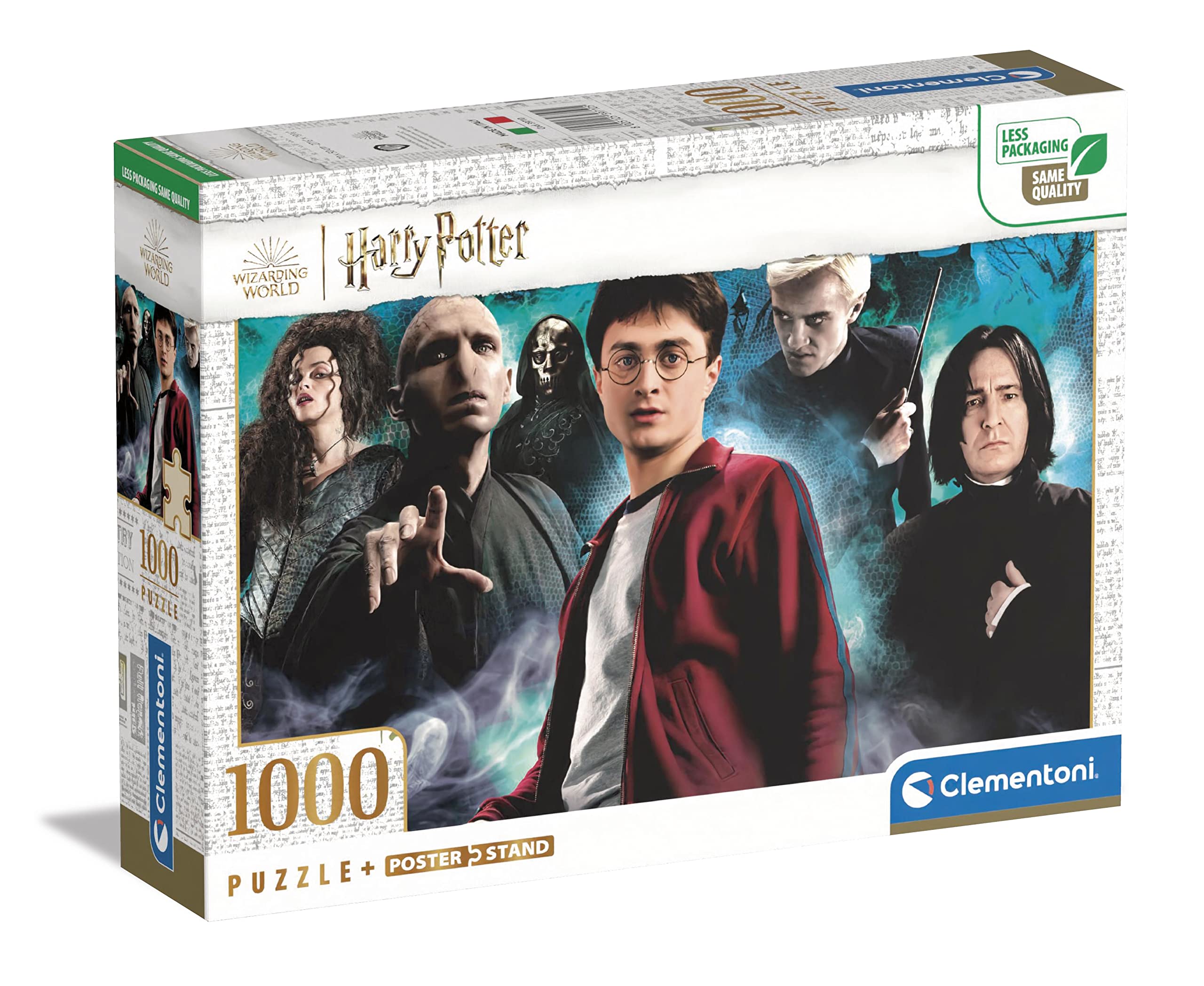 Clementoni - 39710 - Puzzle - Harry Potter - 1000 Pieces - Adult Puzzle, Made In Italy