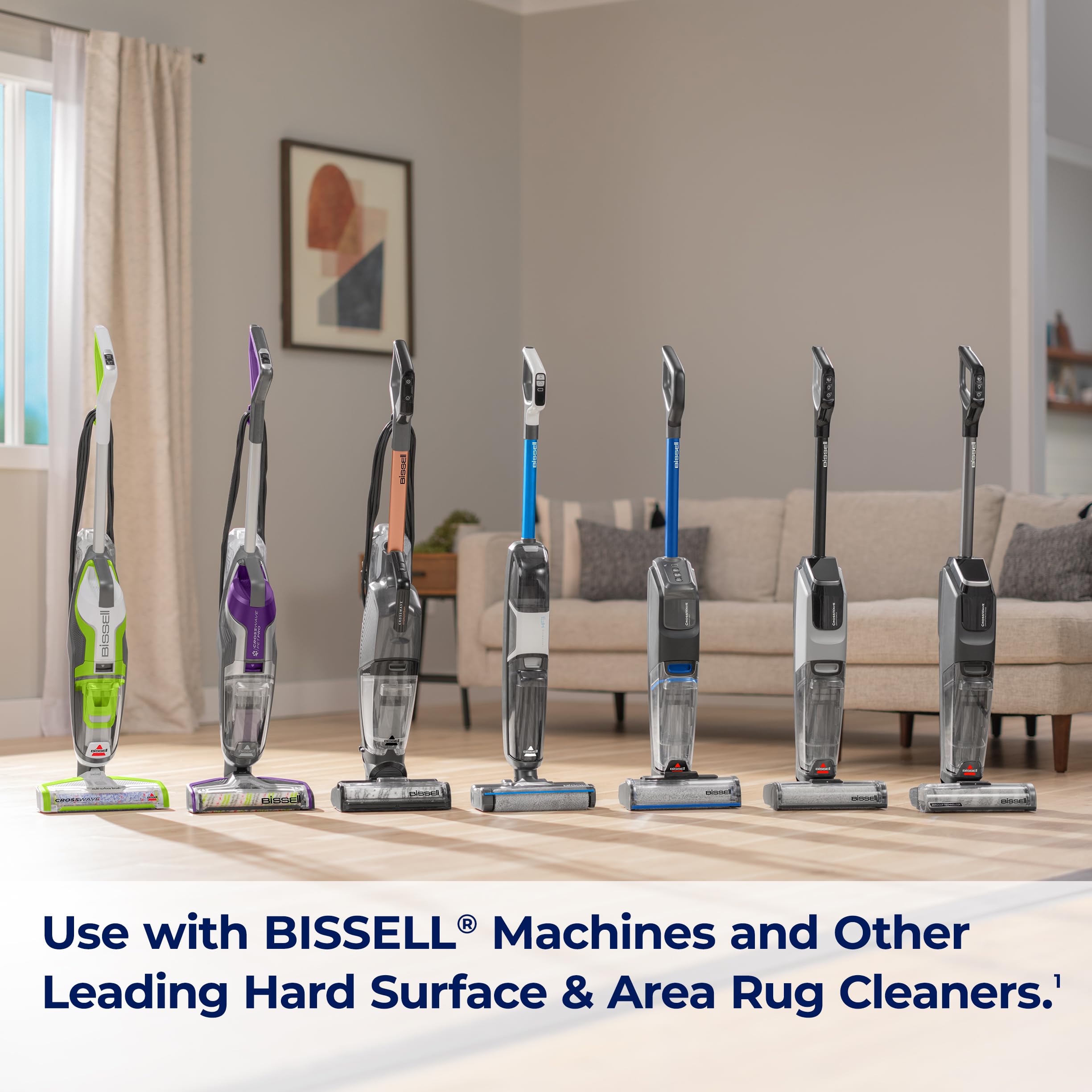 Bissell MultiSurface Floor Cleaning Formula for Crosswave and Spinwave (80 oz), 1789G