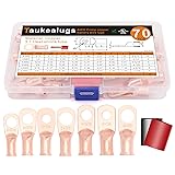 70PCS Battery Terminal Connectors Cable Ends,UL