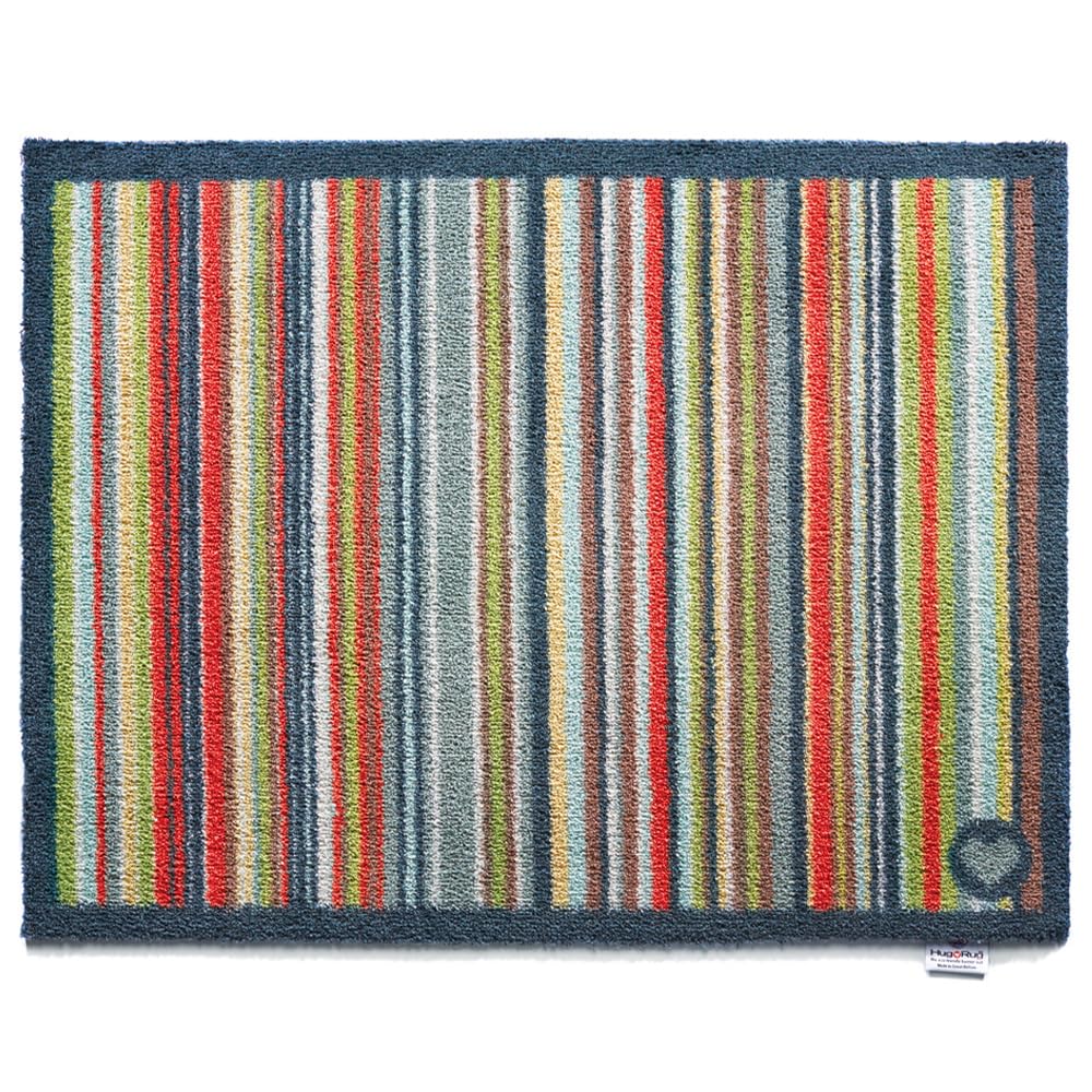 HUG RUG Washable Dirt Trapper Door Mat Kitchen Hallway Doorway, Made in the UK, Stripe 32 65X85 — image 1