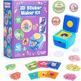 Educational Insights 3D Sticker Maker Kit | Arts and Crafts for Kids Ages 4-8, Make Your Own 3D Stickers, Sticker Making Machine, DIY Puffy Stickers for Kids, Mess-Free