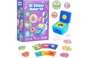 Educational Insights 3D Sticker Maker Kit - Craft Kit for Kids, Mess Free Activity, Make Your Own Sticker Machine, DIY Puffy Stickers for Kids, Creative Gifts, Boys & Girls Ages 5+