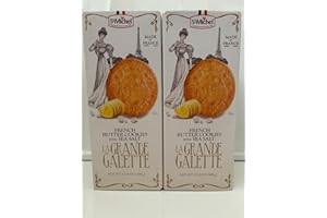 St Michel French Butter Cookies La Grande Galette 21.6oz 600gr (Two Boxes)
