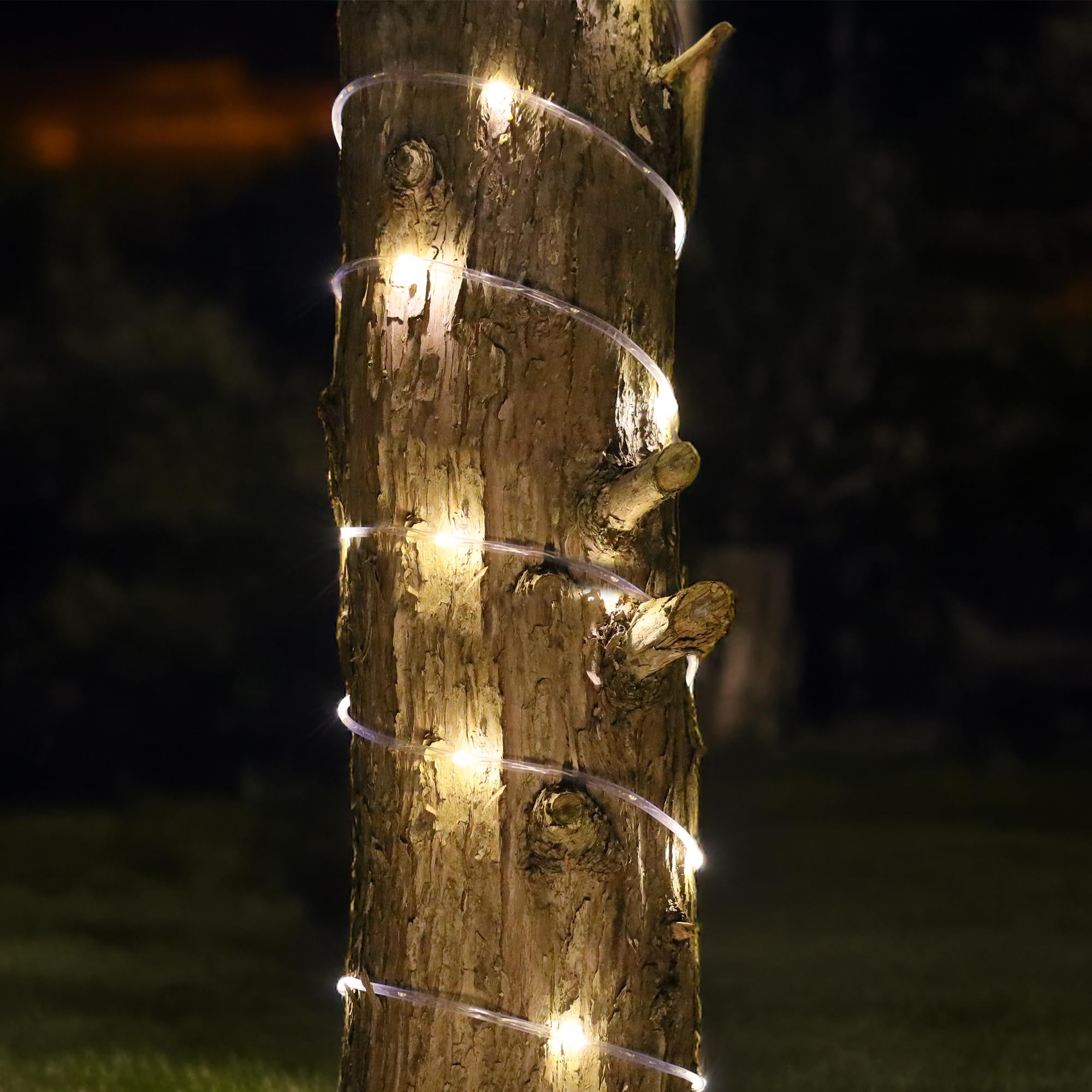 SolarCentre® Shoreham USB Outdoor Solar Rope Lights 100 LEDs - Powered by Mini Leaf
