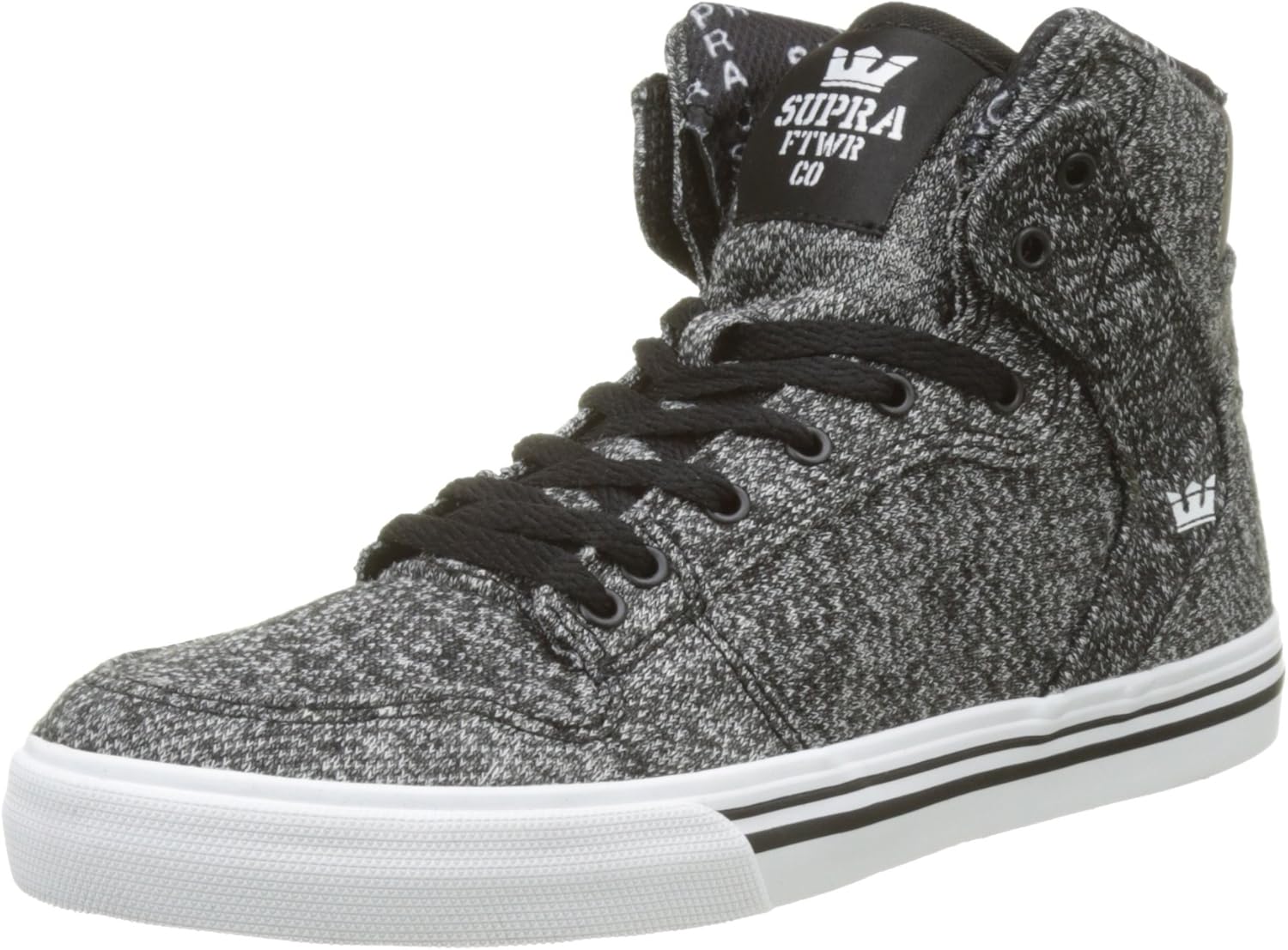 black high top skate shoes
