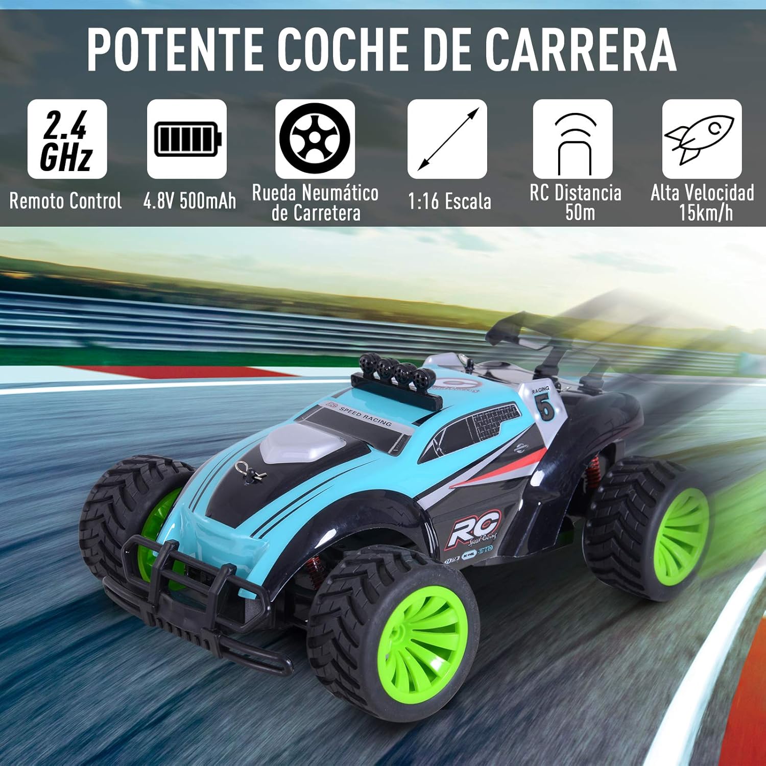 coche teledirigido para niños 6 años