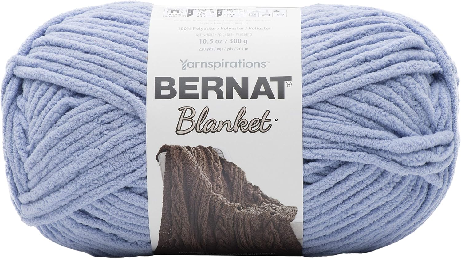 Bernat 16111010879 Blanket BB Yarn, Smokey Blue Amazon.ca Home & Kitchen
