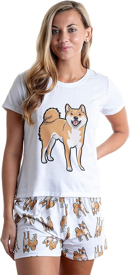 shiba inu pajama pants