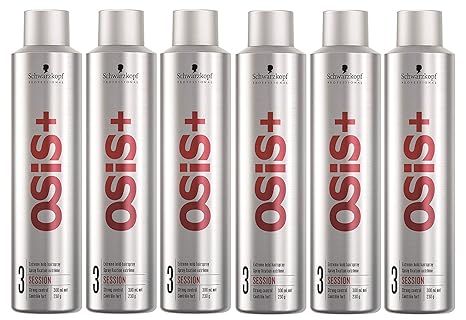 6er Session Haarspray 3 Osis Schwarzkopf Professional Extrem Hold 300 ml