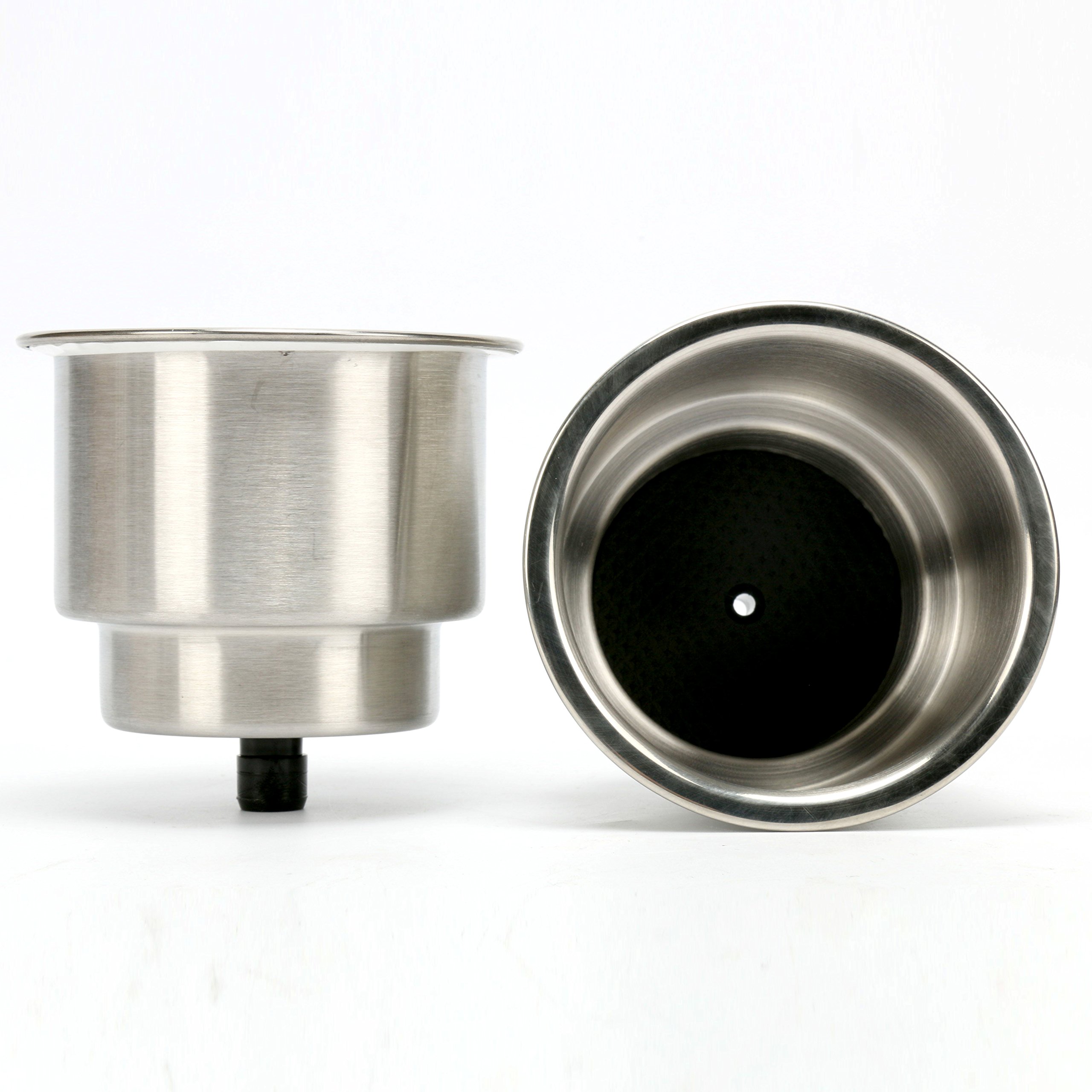 2pcs Stainless Steel Cup Holder Boat RV Car Truck Insert Regular Truck