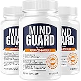 (3 Pack) Mind Guard Brain Supplement - Official MindGuard Advanced Brain & Memory Support Capsules, Natural Mind Guard Supplement Maximum Strength Overall Health & Wellness, 180 Capsules for 3 Months