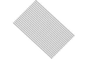 Round Steel Rod, 2mm x 100mm High Speed Steel (HSS) Lathe Bar Stock Tool,for Shaft Gear Drill Lathes Boring Machine Turning Miniature Axle, DIY Craft Tool, 20pcs DRINYOUNG(2mm x 100mm 20pcs)