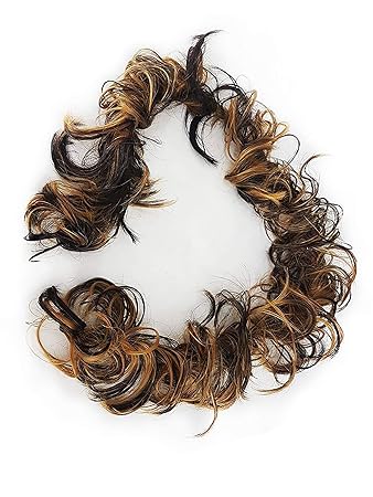 Fully Messy Hair Bun Extension Frill Juda Maker For Girls And