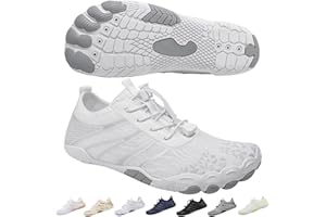 SIOSNETA Hike Barefoot Shoes for Women Men, Breathable Non-Slip Athletic Footwear, Wide Toe Water Shoes for Hiking, Non-Slip Neuropathy Shoes for Women Men, Grounded Comfort wear