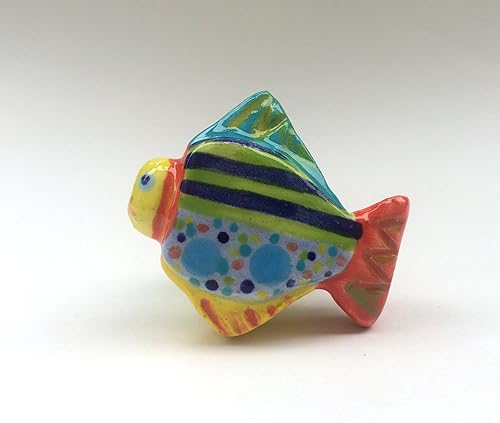 Amazon Com Fish Knob Fish Drawer Pull Colorful Fish Knob