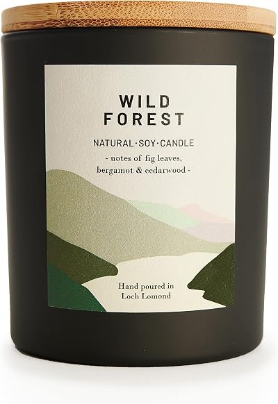 Ocoee House Luxury Scented Soy Wax Candle 450g Wild Forest Loch Lomond