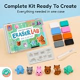 PURPLE LADYBUG Adorable Animals EraserLab DIY Clay Kit 8 Colors view 4