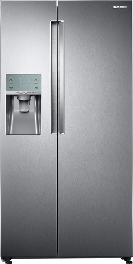 Samsung RS5FK6608SL/EG Kühlschrank / Side-by-Side / A++ / 182.5 cm / 376kWh/Jahr / Platzsparender In-Door Icemaker, Digital-I