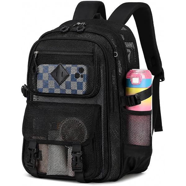Amazon.com | MUSEVOS Mesh Backpack, Heavy Duty See Through  display picture 1