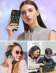 Goocrux Case for iPhone 12 Pro Max Black Luxury