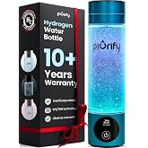 PIURIFY Hydrogen Water Bottle Generator | Up to 6300+ PPB in 3 Cycles | Molecular Hydrogen with SPE/PEM Technology | Certifie