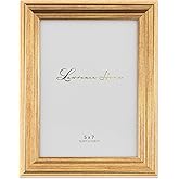 Lawrence Frames Sutter Burnished Picture Frame, 5 by 7-Inch, Gold