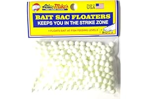 Atlas Mike's 99021- Bait Sac Floaters, Glo in The Dark
