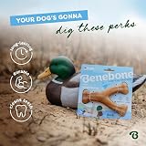 Benebone Wishbone Durable Duck Flavor Dog Chew Toy Large USA Made view 4