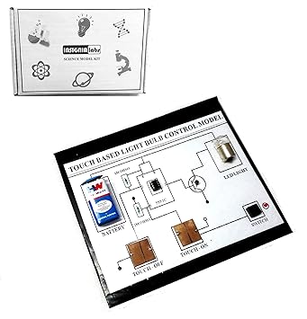 INSIGNIA LABS - Touch Sensor Based Light Bulb Control Science Model Kit | School Project Kit