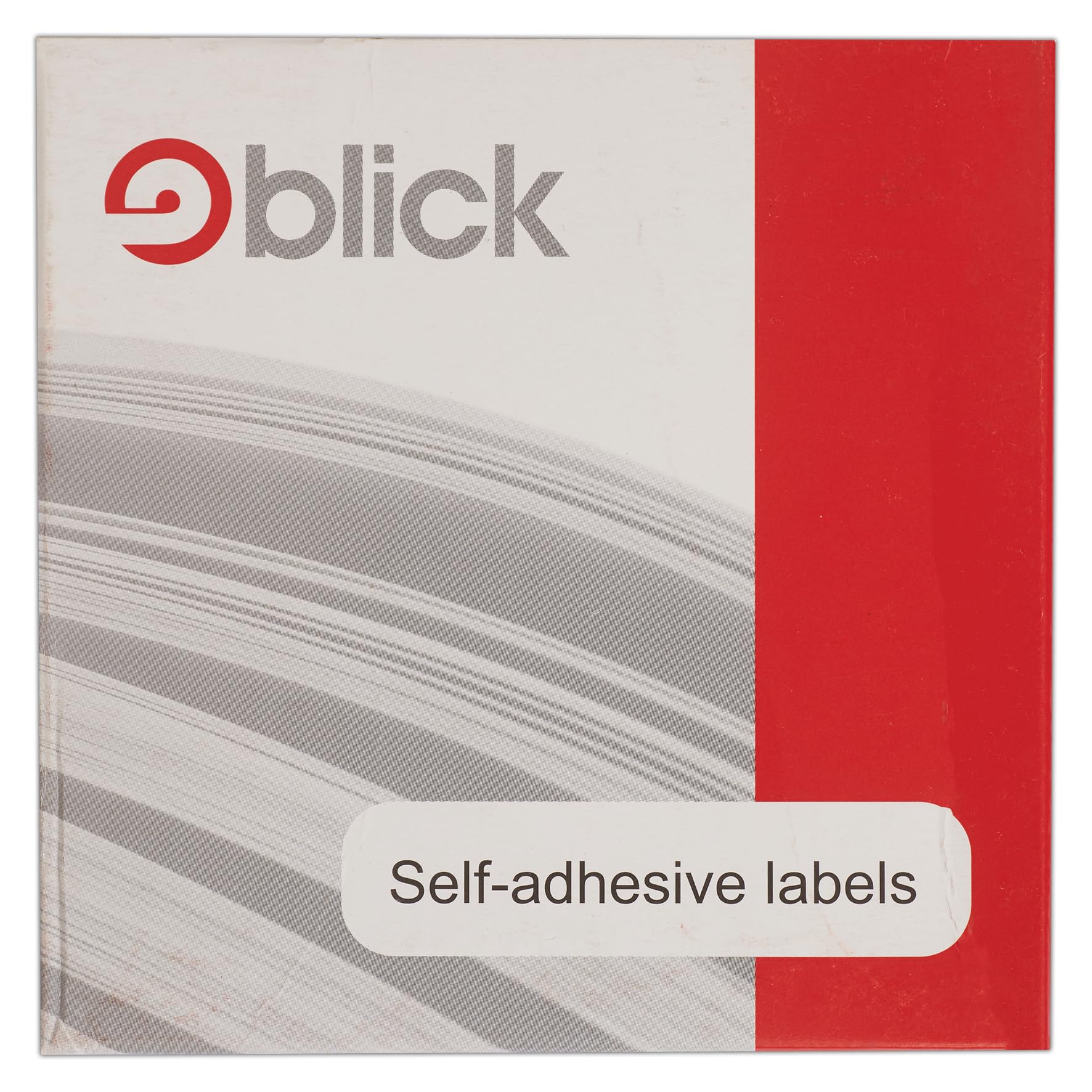 Blick Labels, Red, Self Adhesive Stickers Dispenser Pack, Rectangular, 12mm x 18mm, 1792 Labels, for Home, Office, Family, School, Letters, Address