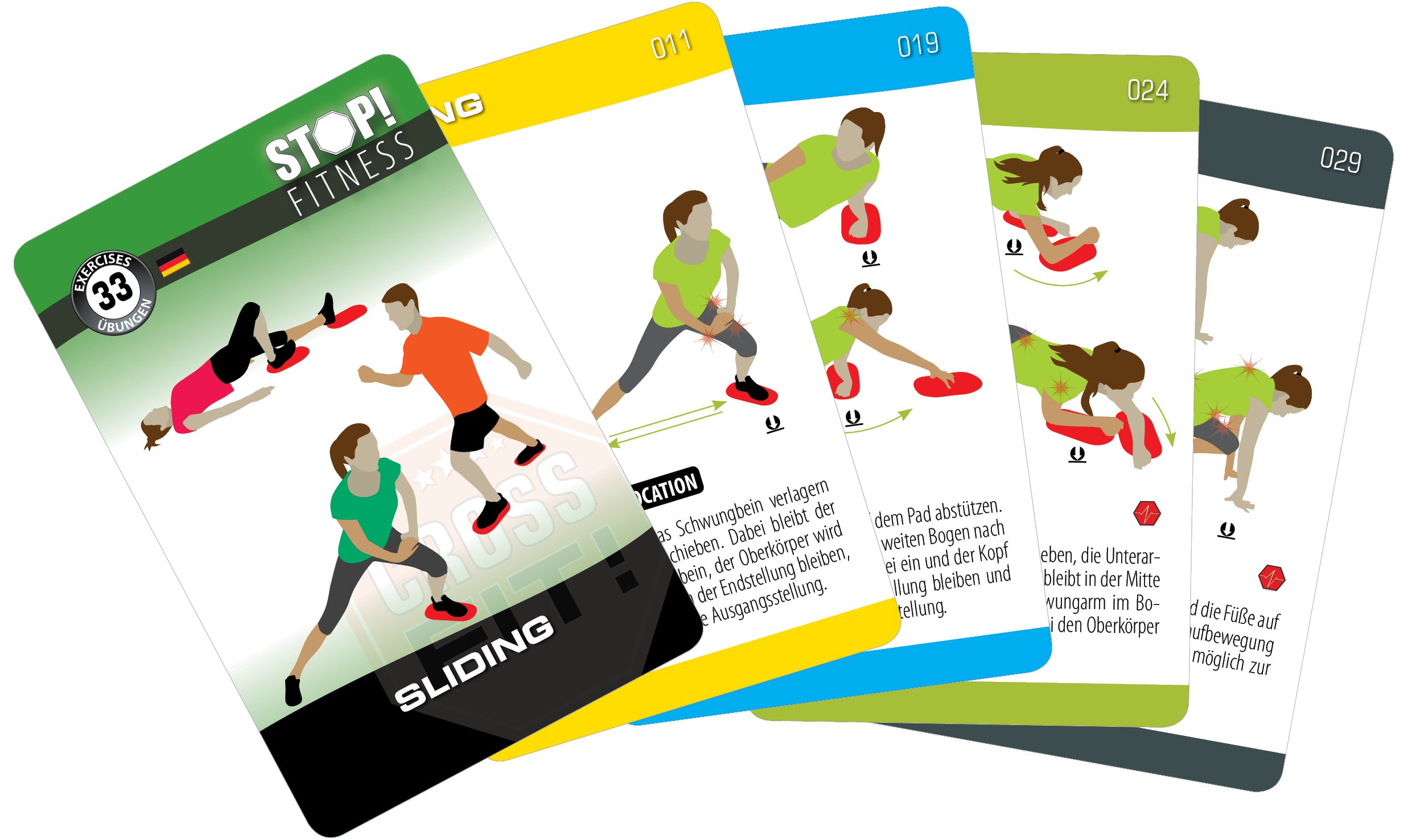 STOP! FitnessTraining cards - Sliding, GermanVersion – Fitness Series