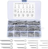 Jttxiu 290 Pcs Stainless Steel Cotter Pins Kit Assortment 24 Sizes