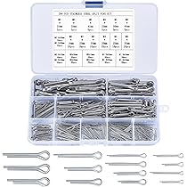 210 Pasadores De Chaveta De 12 Tamaños, Kit Surtido De Pasadores De Chaveta De Acero Inoxidable 304, Pasadores De Enganche, Pasador De Chaveta De Tractor Utilizado Para Sistema De Bloqueo De, , large