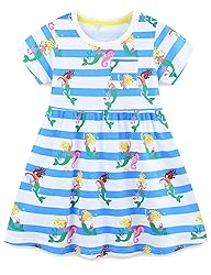 Hongshilian Toddler Girls Cotton Casual Dress