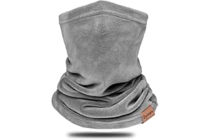 DYMEX Kids Neck Warmer Gaiter Winter Fleece Face Neck Cover Balaclava Cold Weather Windproof Face Mask for Boys Girls
