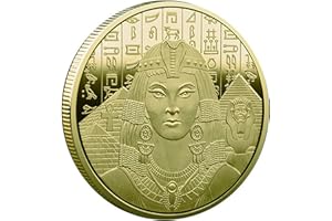 Yakin shop Ancient Egypt Queen Gold-Plated Challenge Coin