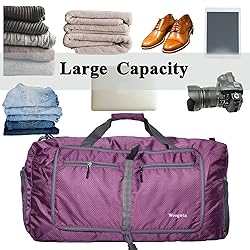 Woogwin Travel Duffel Bag Large Foldable Waterproof