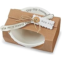 Mud Pie Dip Bowl Set, Hooray, 2" x 6"