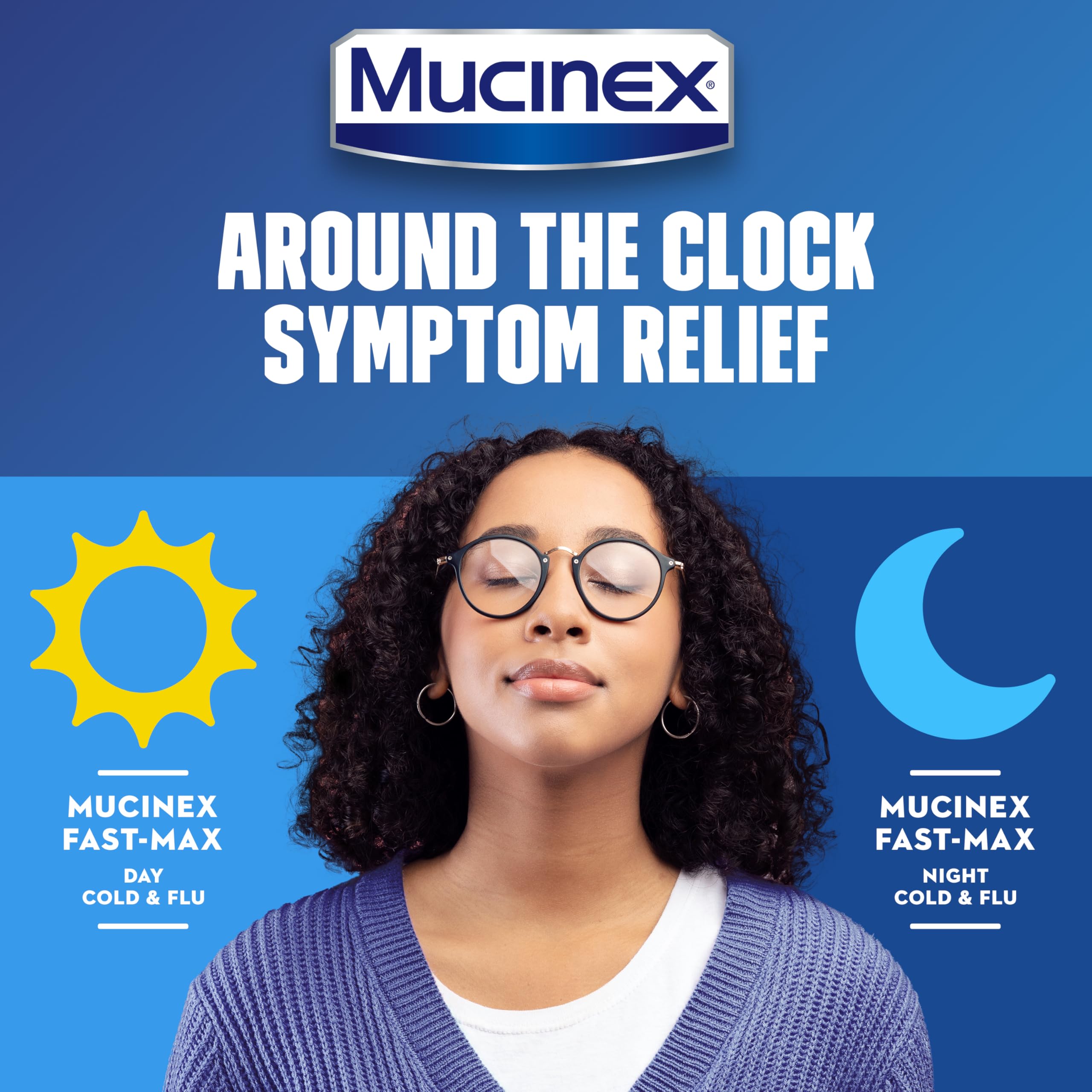 Mucinex Fast-Max Liquid Gels for Day/Night Cold and Flu, 24 Count